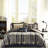 Twin Plaid Comforter And Sheet - Modern Style, Bed Sheets With Quality Construction, Machine Washable