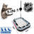 Tucker Murphy Pet™ NHL Hockey Field Cat Scratcher Toy with Catnip & Plush Feather Wand