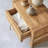 Minimalys 19.69'' W Solid Wood Nightstand