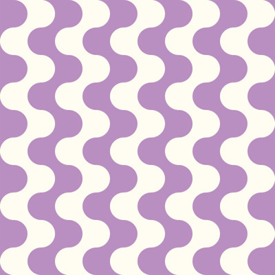 Wavy Stripes - Wrapped Canvas Print