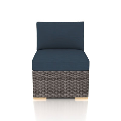 Chaise de terrasse avec coussins Sunbrella Marfik