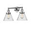 Éclairage pour meuble-lavabo de salle de bain 2 lumières Cone-33004671-33004672-33004682