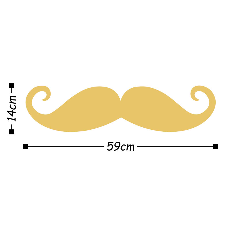Élégant accessoire mural en métal doré, 23,2 po x 5,5 po | 100% métal durable, épaisseur: 0,06 pouce | Conception murale facile | Parfait pour la décoration intérieure, le salon, la chambre à coucher et les espaces de bureau