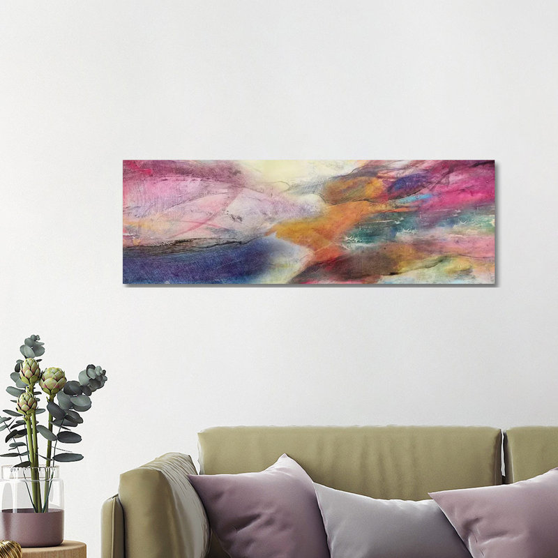 Expression Abstracta I by Gabriela Villarreal - Wrapped Canvas Panoramic Print, 121.92 cm H x 40.64 cm W x 3.175 cm D
