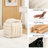 Beige Chenille Seat - Comfortable For Bedroom, Living Room Ease-1074568626