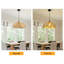 Luminaire suspendu en rotin et luminaire suspendu - ampoule E26 (non incluse) - P 19,68 po x H 11,81 po