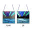 Panneau de vitrail 12,5 "Elena Northern Lights Lake