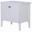 Talia White 1-drawer Nightstand