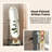 64.17"American-style retro standing dressing mirror