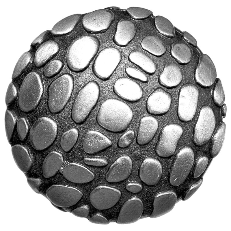 Pewter Round Rustic Cabinet Knob