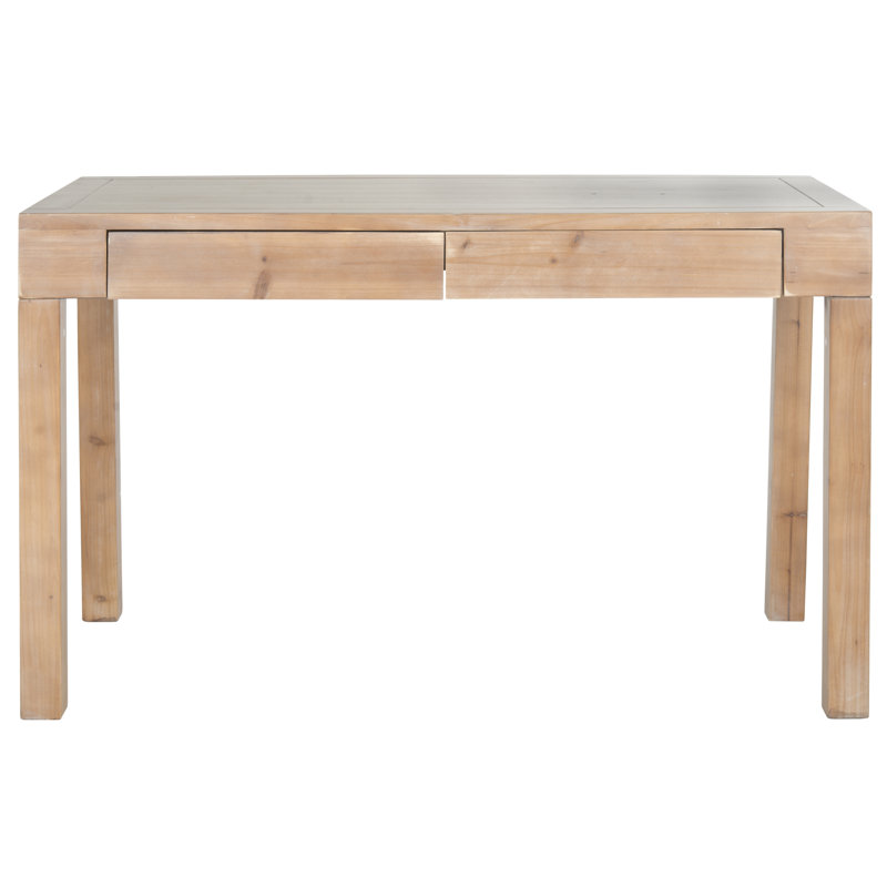 Bureau en bois massif Evangelyne, Miel naturel