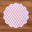 Vida Eggplant And Pink Reversible Round Placemats
