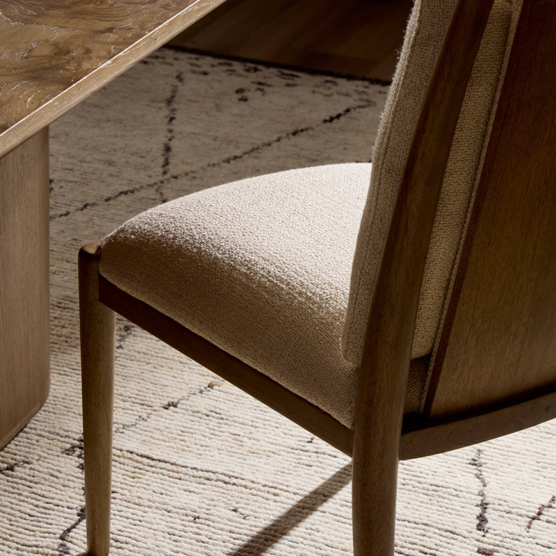Gallagher Dining Chair-Palermo Cigar, Irving Flax