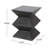 Outdoor Lightweight Concrete Side Table