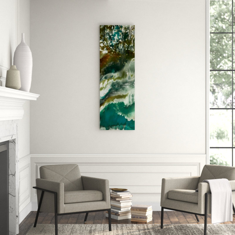 Exuding Excellence I Print by Blakely Bering, Marble Glaze, 60" H x 20" W x 1.5" D