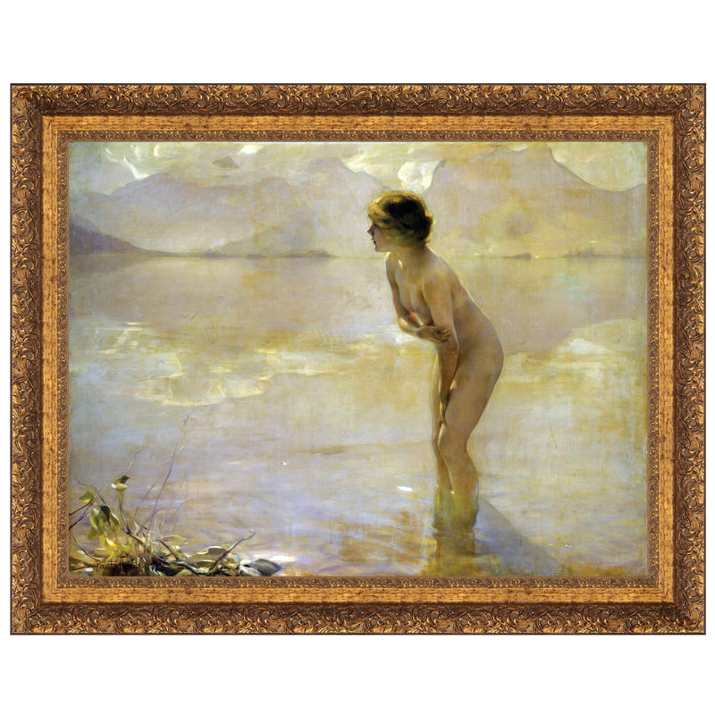 "Sept mois" par Paul Chabas sur, H 14 po x l 16 po
