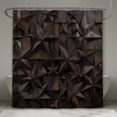 Rideaux de douche bronze