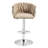 Swivel Adjustable Height Bar Stool with Woven Back & Footrest-1747495818