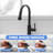 Kitchen Sink Faucet Black Kitchen Faucets With Pull Out Sprayer Stainless Steel Kitchen Faucet