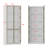 31.5'' W 5-Tier Glass Door Display Case Curio Cabinet With LED Lights-100389053