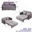 Canapé réglable en velours multi-positions avec 2 poches pour bras amovibles-1354936362-1366992756