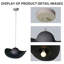 Lustre chapeau moderne en résine 1 lumière