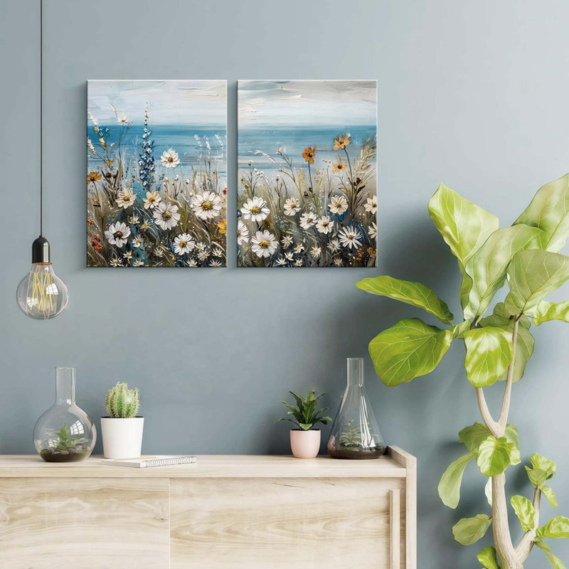 2 Piece Wrapped Canvas Print, 40 cm H x 30 cm W