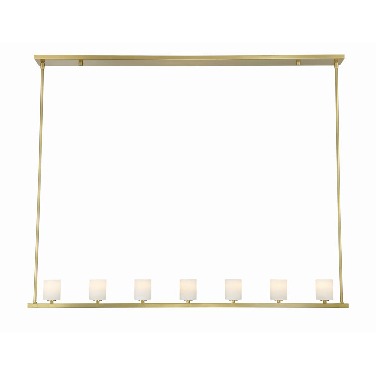 Rashana 7 - Light Dimmable Linear Chandelier