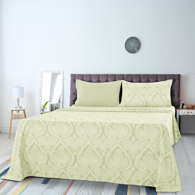 Ensemble de draps en microfibre Lux Hotel, Ensemble de draps pour lit simple + 1 drap-housse , Ivoire