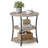 Graeber Round End Table with 3-Tier Storage Shelves-1928525859