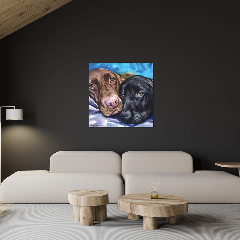 " Labs " by George Dyachenko, 24" H x 24" W x 0.25" D