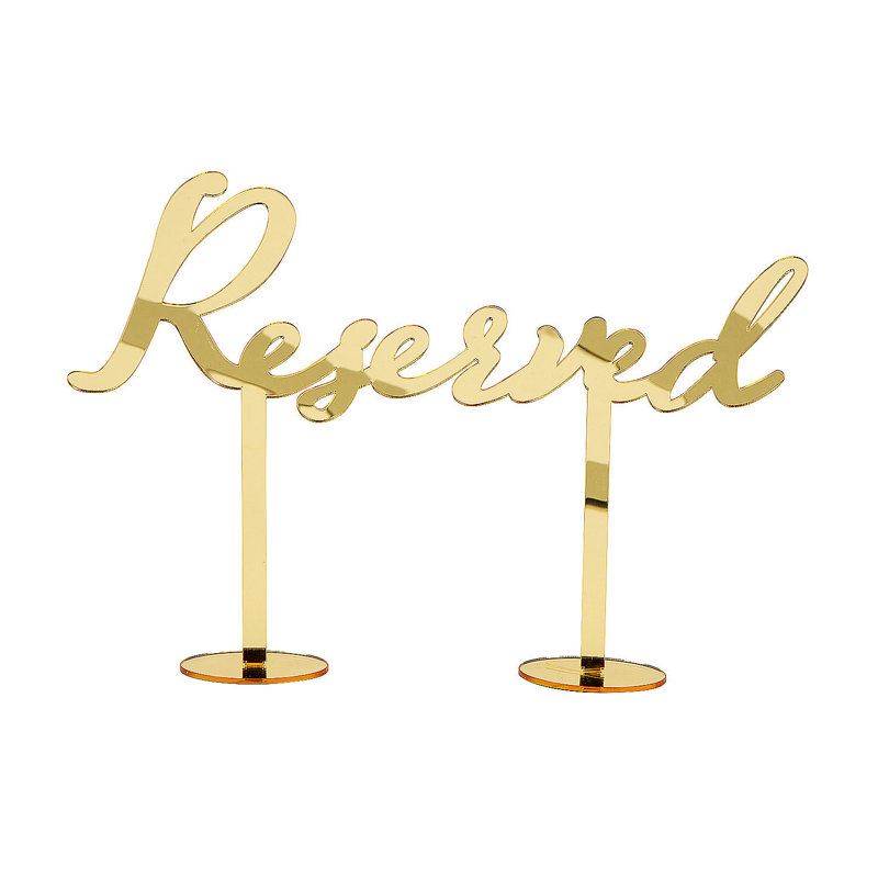 Enseigne réservée