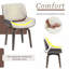 Ensemble de 2 chaises de salle à manger pivotantes Mid-Century-808257492-808257493