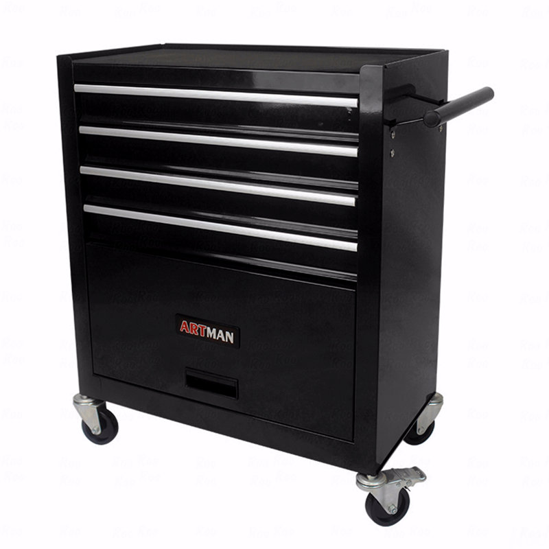 4 Drawers Multifunctional Tool Cart With Wheels