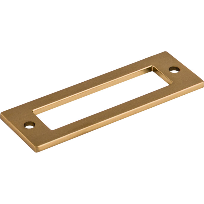 Hollin  Backplate, 1.19" H x 3.5" W x 0.13" D, Honey Bronze
