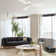52" Smart Flush Mount Ceiling Fan with Remote Control and LED Light Kit Included