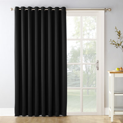 Wayfair Basics® Thermal Blackout Grommet Sliding Patio Door Curtain Panel