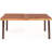 Azriela 4 - Person Acacia Solid Wood Patio Dining Set Umbrella Hole Included Rectangular Table