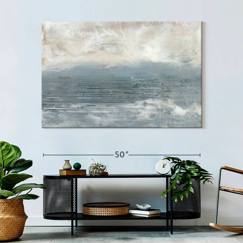 Avery Pale Blue I, 34" H x 51" W