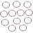 Vivtoria Zinc Shower Curtain Hook-45857673