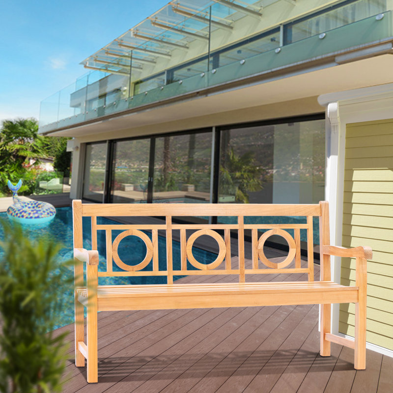 Banc de jardin en teck Double-O