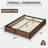Lift Up Storage Platform Bed Frame with Large Storage Space-345666179-345666178