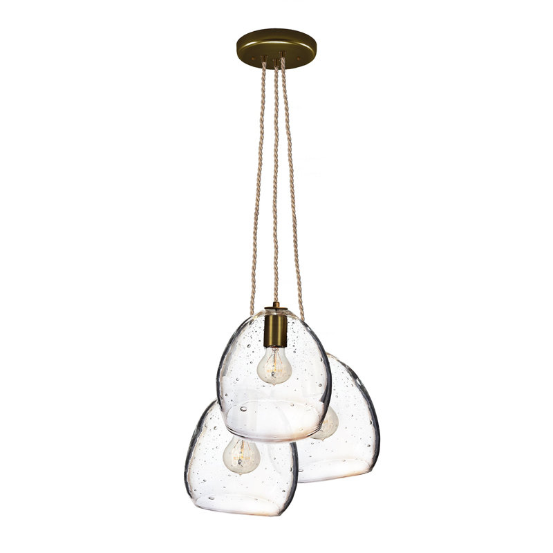 Orb 3 - Light Chandelier, Bronze, 48" H x 14" W x 14" D