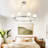 35.4" Crystal LED Round Chandelier-930296278