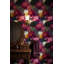 Papier peint mauve à motif floral rétro
