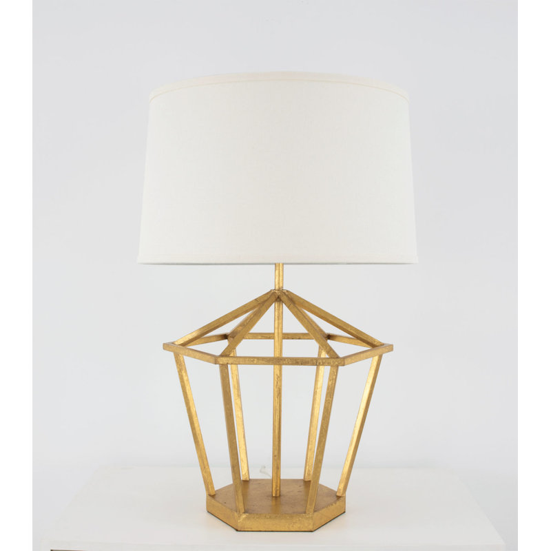 Sammy Table Lamp, Gold Leaf