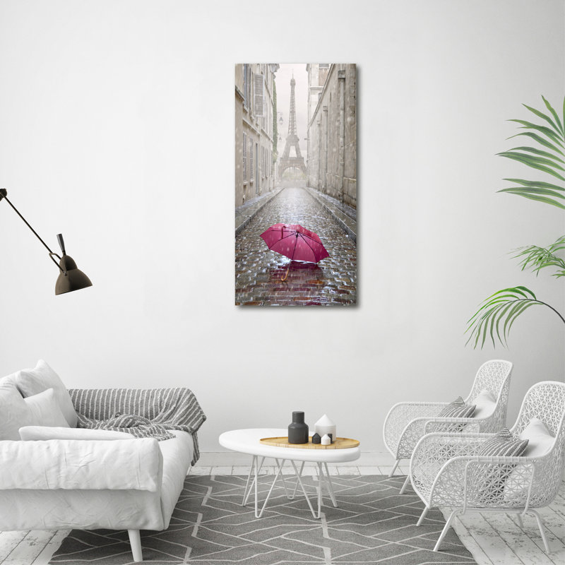 Parasol France - Wrapped Canvas Print