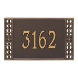 Boston Personalized Standard 1-Line Wall Address Plaque