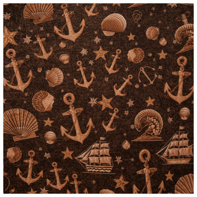 Rideaux de douche Nautical Anchors