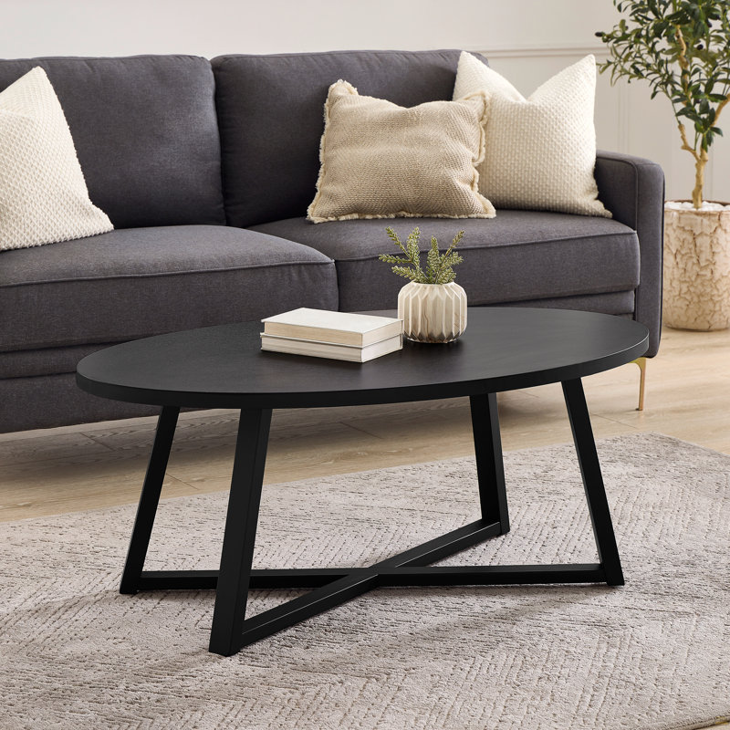Table basse Modern Harmony, 18" H x 46" W x 26" D, Black
